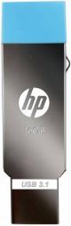 HP X302M 16GB Flash Drive OTG Pendrive Type C To Micro USB (Silver)