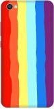 TIF Camera Protection Rainbow Back Cover For Mi Note 8 Pro (Multi)