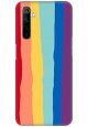 TIF Camera Protection Rainbow Back Cover For Realme C21 (Multi)