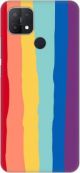 TIF Camera Protection Rainbow Back Cover For Oppo F17  (Multi)
