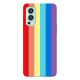 TIF Camera Protection Rainbow Back Cover For Vivo Y30 (Multi)