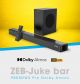 Zebronics  ZEB-Juke Bar 9800 DWS Pro Dolby Atmos With Wireless Subwoofer 450 W Bluetooth Soundbar  (Black, 2.1.2 Channel)