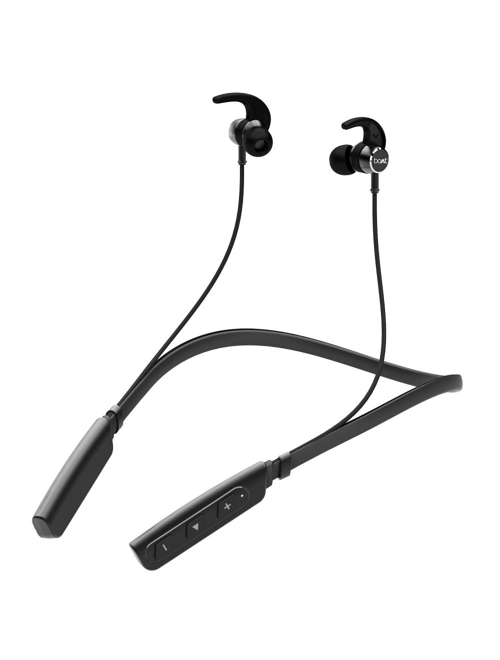 Boat rockerz 255r wireless bluetooth earphone black hot sale