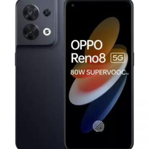 OPPO Reno8 5G Smartphone 8 GB RAM & 128 GB-(Shimmer Black)