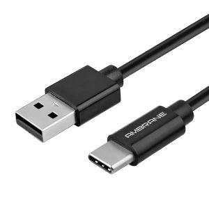 Ambrane ACT-1 1.5 Meters Type C USB Cable (Black)